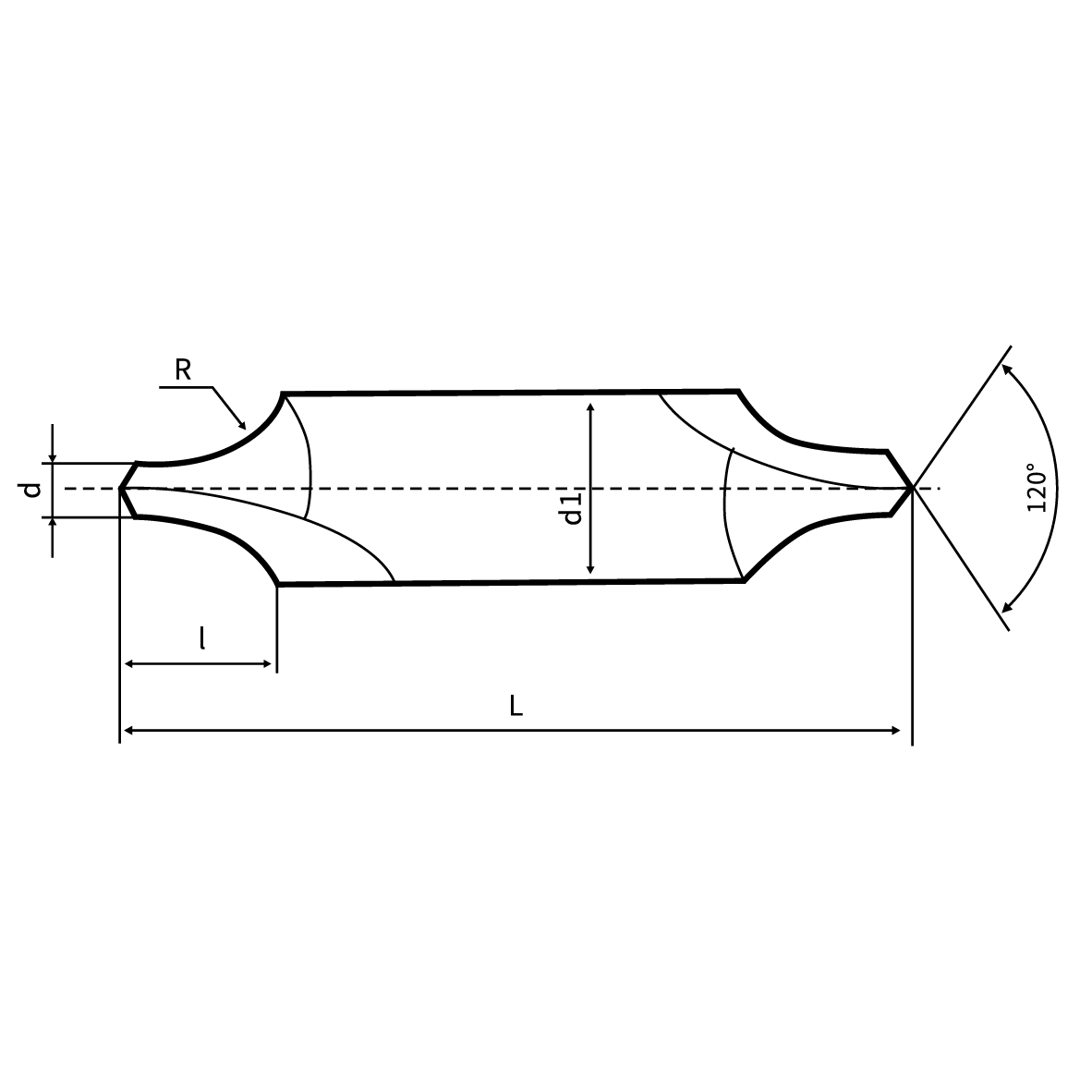 R Type Center Drill