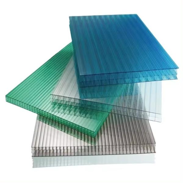 Quality Solid Polycarbonate Sheet/ Hollow Polycarbonate Sheet for Awning with Aluminium Profile/strip Polycarbonate Hollow Sheets Profil for sale