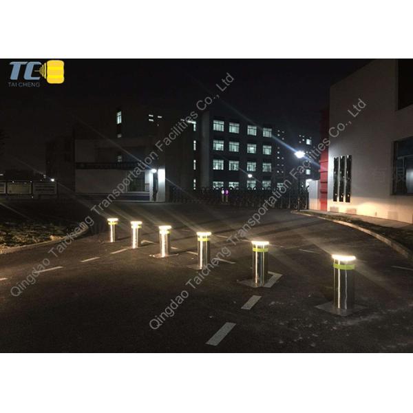Steel Automatic Hydraulic Bollard 360mm Diameter 3S Fall Time IP68 Protection