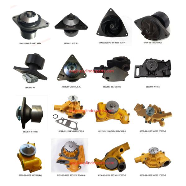 Engine Parts Water Pump 3800883 Fits Cummins B3.3 QSB3.3 CM2150