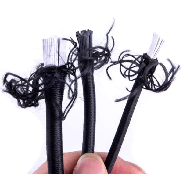 3mm Diameter High Strength Black Elastic Bungee Cord Rope for Heavy-duty Applications