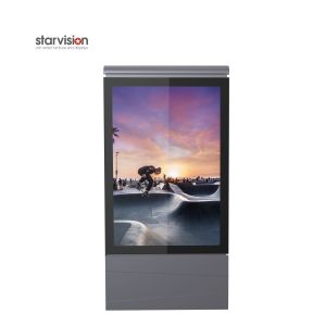 P3mm SMD1921 Advertising LED Digital Display Totem Floor Standing Type