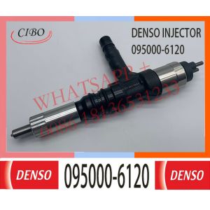 China 095000-6120 Diesel Common Rail Fuel Injector 6261-11-3100 For Komatsu Excavator PC600 PC650-8 Engine 6D140 on sale