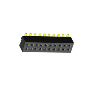 WCON 1.00mm board to board connection Female Header Connector SMT PA9T Black