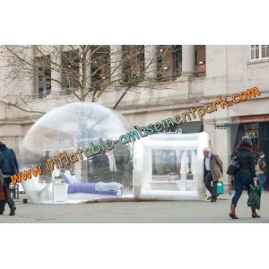 6m Transparent Inflatable Bubble Tent / Inflatable Room Fire Proof