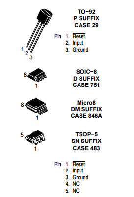 MC34064P-5RAG Electronic IC Chips UNDERVOLTAGE SENSING CIRCUIT
