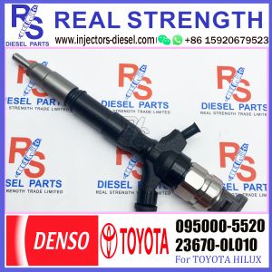 Common Rail Fuel Injector 095000-5520 For TOYO-TA HILUX 2KD-FTV 23670-0L010