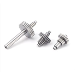 Wholesale Customized precision gears 0.1-1.5 module high-precision gear shaft small module double gear processing custom from china suppliers