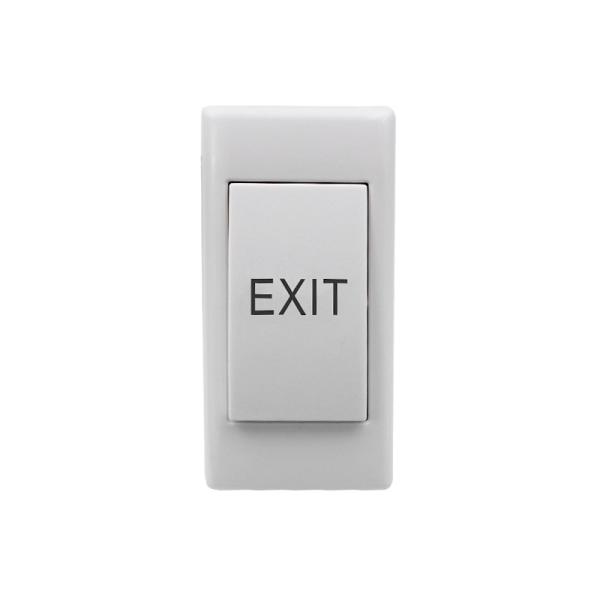Quality Micro - Switch Inside Plastic Push To Exit Button Narrow Thin Style With Backbox for sale