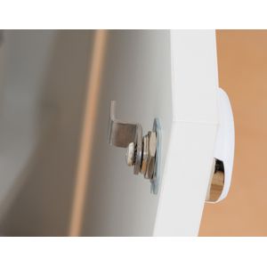 Sliding Lock Type Smart Cabinet Lock White Color For Glass / Metal Doors