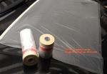 HDPE taped paint masker film, masking plastic film with tape, masking plastic