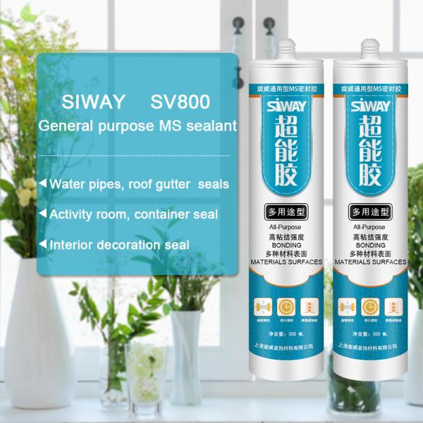 Multifunctional General Purpose Ms Sealant For Indoor Decorate Smooth Paste Sv