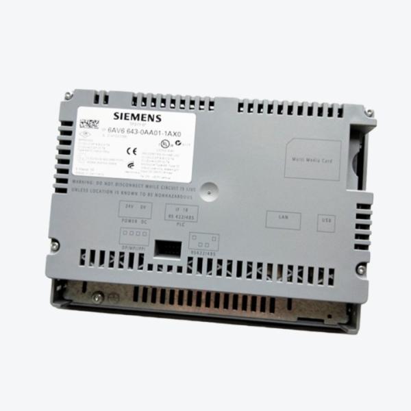 SIEMENS 6AV6642-0DC01-1AX1 SIMATIC STN DISPLAY TOUCH MODULE