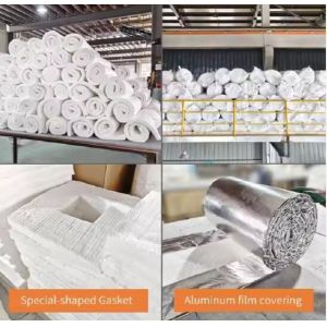 High Temperature Insulation Wool Ceramic Fiber Blanket Bulk 1260c 50mm 25mm
