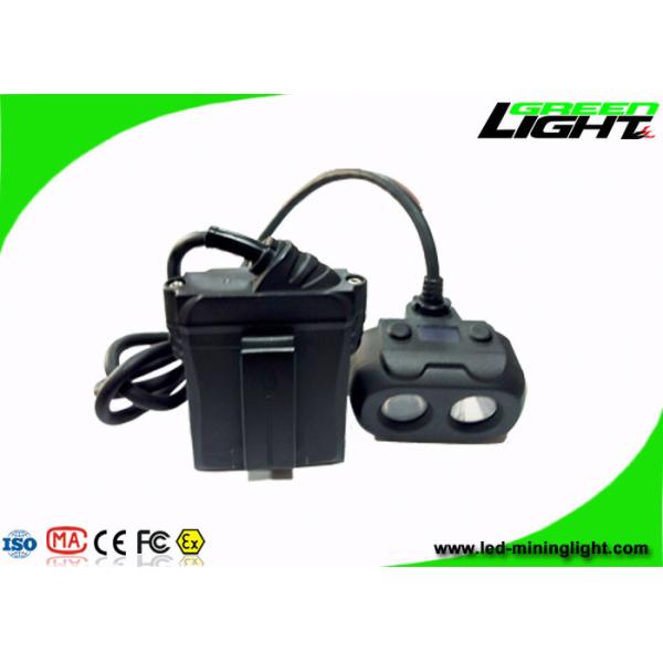 Super Light 150000lux Mining Cap Lights Dual Beam Coal Miner Hard Hat OLED