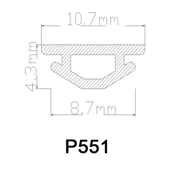 12*5.5mm PVC Rubber Strip Cover For Screw Groove