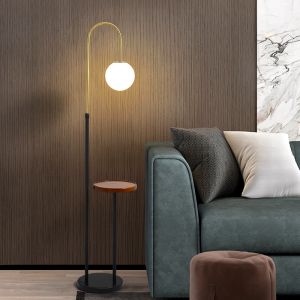 wireless charging marble wooden matel coffee table floor lamp bedside standing