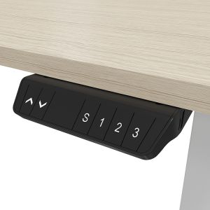 Height Adjustable Electric Luxury Wooden Game Computer Table for CEO Work