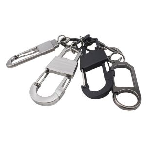 Wholesale Durable Metal Keychain Holder OEM ODM Offering Custom Design Flexibility and Large Quantity Availability from china suppliers