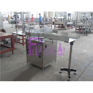 Semi Automatic Rotary Bottle Sorting Machine For Milk Glass Bottle 0.37Kw