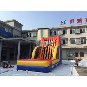 Exciting Inflatable Interactive Games , Commercial Grade Inflatable Sticky Wall