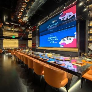 Commercial Teppanyaki Grill Table with 7-10 Seats 500*400mm Cooking Area and 50