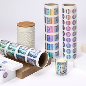 Waterproof Metal Anti Counterfeiting Label With Silk Screen Printing