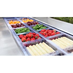 Fresh Vegetable Modified Atmosphere Packing Machine Plastic Box With Automated