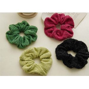 China influencers red black ins Scrunchie bun hair adornment ponytail senior sense scrunchie spot accessories wholesale on sale