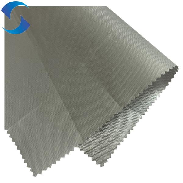 Light Weight Polyester Tent Fabric With Awning Customization With Silver Coated