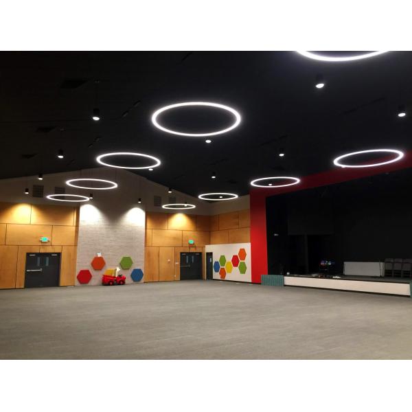 4'x8' Auditorium Oak Veneer Timber Microperforated Sound Absorbing Wall Acoustic
