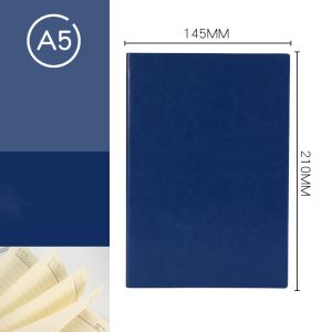 Custom Printed Business Leather Cover A5 Hardcover Journal Notebook with