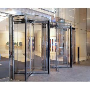 Wholesale Pedestrian Access Automatic Revolving Door with Customized Finished Surface from china suppliers