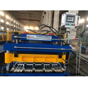 0.3mm - 0.8mm PPGI Roof Panel Roll Forming Machine Glazed Tile