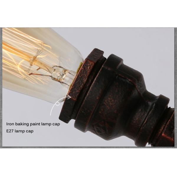 Loft Industrial Style Retro Water Pipe Chandelier Restaurant Aisle Coffee Shop Iron pendant lamp(WH-VP-222)