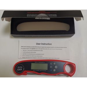 3 Seconds Fast Read Digital Food Thermometer With Large LCD Backlight