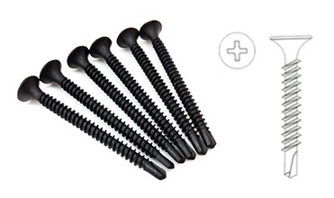 CSK Head Dacromet Self Tapping Metal Screws Zinc Plated
