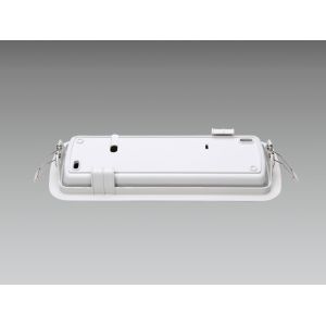 IP42 Waterproof Emergency Light Fixture ABS Recessed Surface Wall Recessed