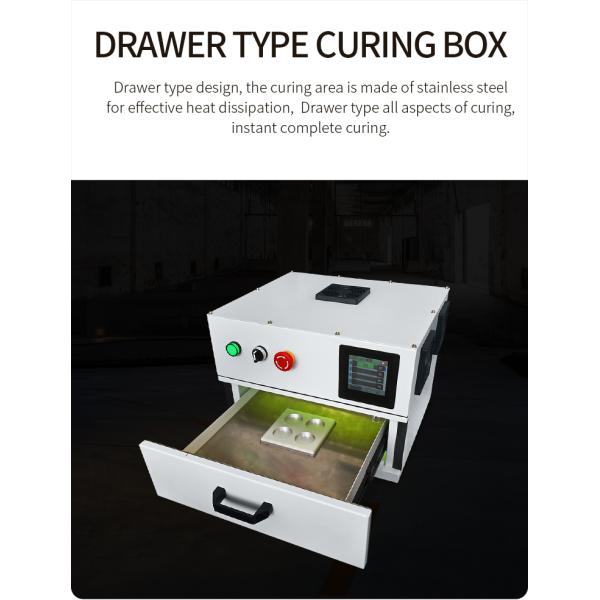 Platform Height Adjustable UV Led Curing Oven 405nm Digital Printing