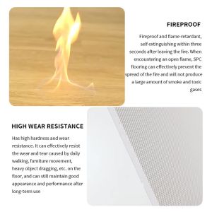 Customizable SPC Wall Panels Moisture-Resistant Stone Plastic Composite Eco