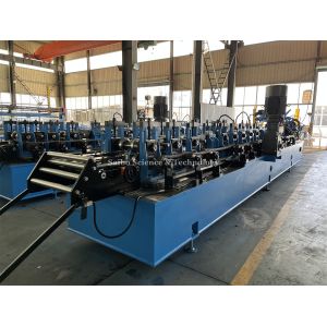 Precision CU Track cutting with 22kw Main Power Solar Roll Forming Machine