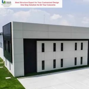 Q355 Prefabricated Steel Warehouse Building with Fireproof Design
