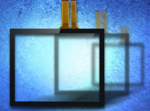 15 Inch Projected Capacitive Touch Screen , Industrial Multi Touch LCD Screen