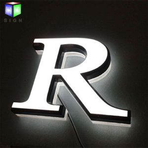 High Brightness Led Channel Letters , Custom Backlit Channel Letter Signs