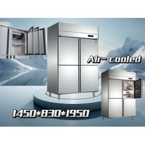 Wholesale Air Cooling 4 Door Display Freezer Single Compressor Easy Maintenance from china suppliers