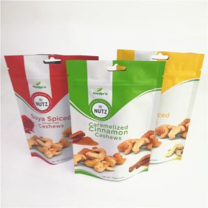 Matte Aluminum Foil Custom Accepted Stand up Pouches with Zipper