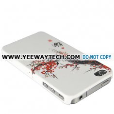 Plum Blossom Hard Plastic Case Cover for iPhone 4 / 4S