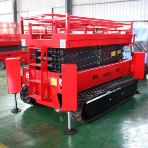6m 8m 10m 12m Scissor Lift Portable Scissor Lift Elevator Crawler Hydraulic