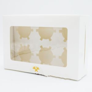 Colorful Printed Food Packaging Folders CMYK/Pantone 2 4 6 8 12 Cupcake Box Cake