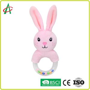 Buy cheap Rabbit 21x8.5cm Baby Plush Rattle 100 polyester CE Certification from wholesalers